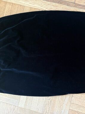 Black Velvet Pencil Skirt